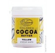 Краситель для шоколада на основе какао-масла Criamo Желтый/Yellow 160g фото цена